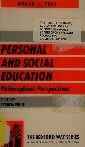 Cover of Personal and Social Education