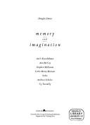 Cover of Memory and imagination