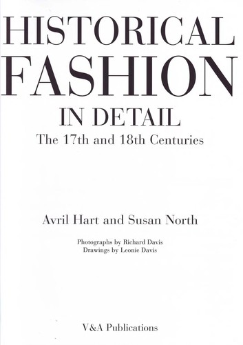 Cover of Historical fashion in detail