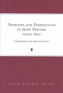 Cover of Problems and perspectives in Irish history since 1800