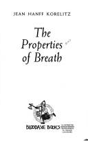Cover of The properties of breath