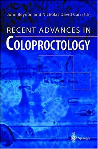 Cover of Recent Advances In Coloproctology