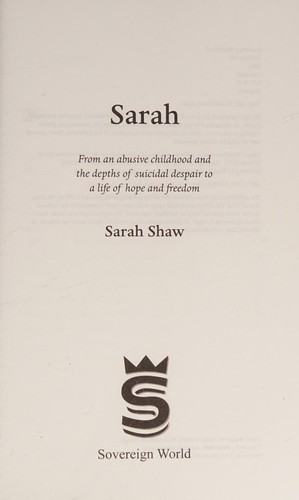 Cover of Sarah
