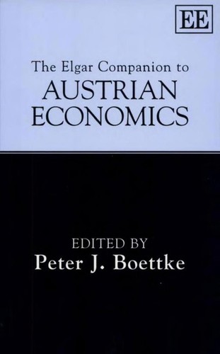 Cover of The Elgar companion to Austrian economics