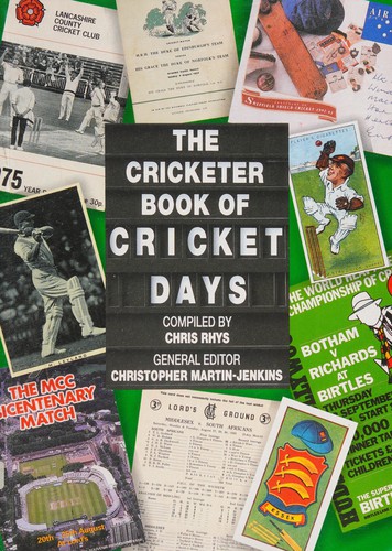Cover of The cricketer book of cricket days