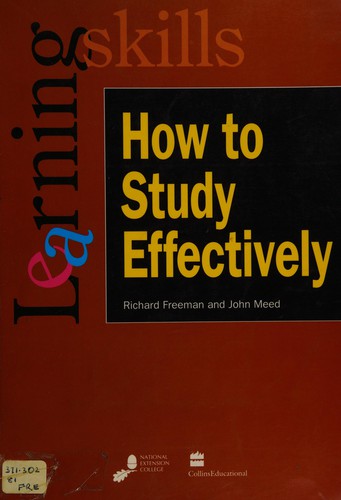 Cover of How to Study Effectively (Learning Skills)