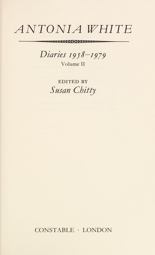 Cover of Antonia White
