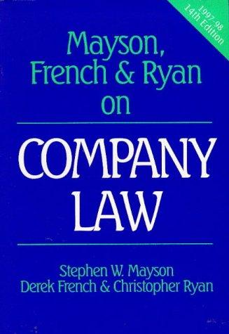 Cover of Mayson, French and Ryan on Company Law