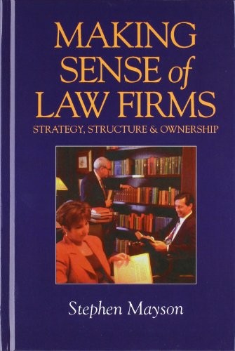 Cover of Making sense of law firms