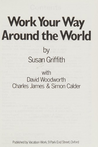 Cover of Work your way around the world