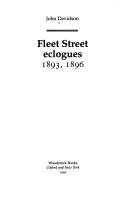 Cover of Fleet Street eclogues
