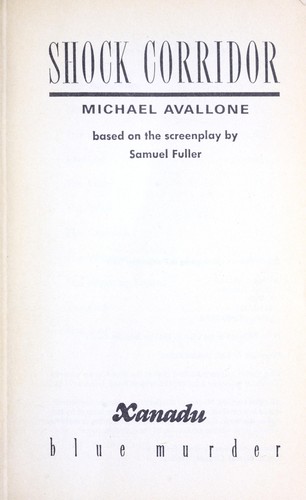 Cover of Shock Corridor (Blue Murder)