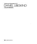 Cover of Daniel Libeskind - Countersign