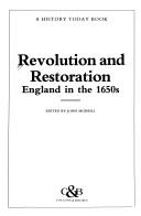 Cover of Revolution and Restoration