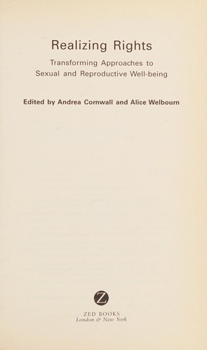 Cover of Realizing rights