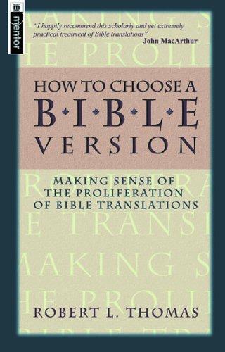 Cover of How to Choose a Bible Version