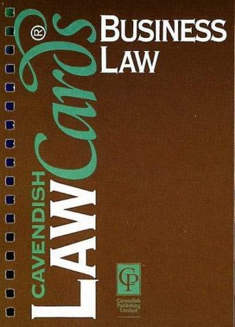 Cover of Lawcard on Business Law