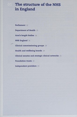 Cover of The concise NHS handbook, 2013/14