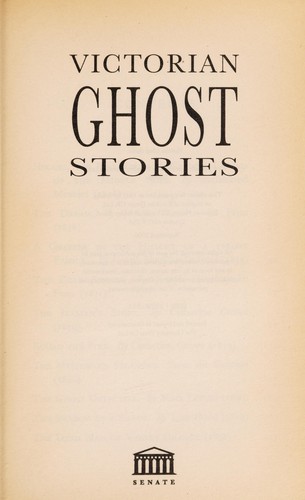 Cover of Victorian Ghost Stories