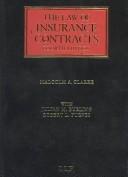 Cover of The law of insurance contracts