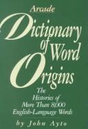 Cover of Dictionary of word origins