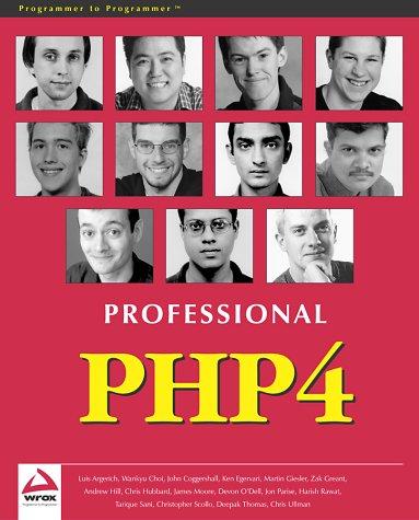 Cover of Professional PHP4 Programming