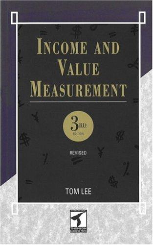 Cover of Income and Value Measurement