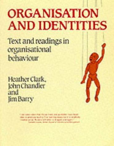 Cover of Organization and Identities