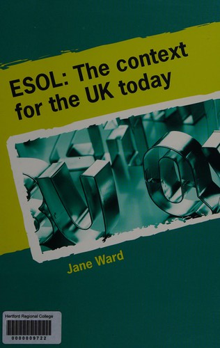 Cover of ESOL - the context for the UK today