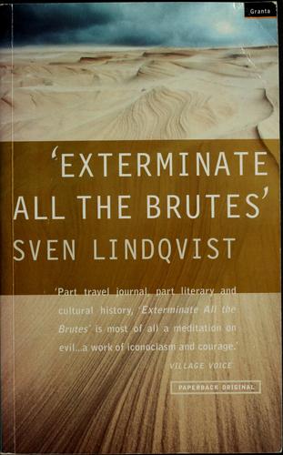 Cover of "Exterminate all the brutes"