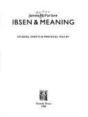 Cover of Ibsen and Meaning