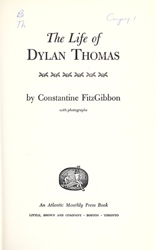 Cover of The life of Dylan Thomas