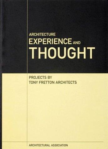 Cover of Architecture, experience and thought