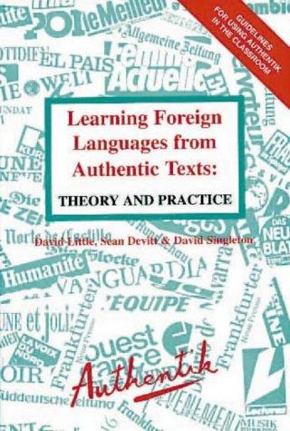 Cover of Learning foreign languages from authentic texts