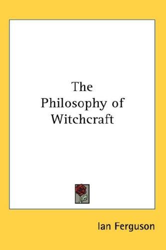 Cover of Philosophy of Witchcraft