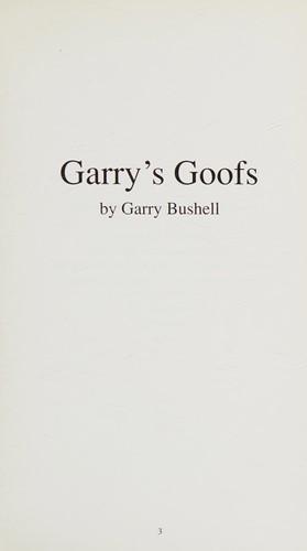 Cover of Best of Gary's Goofs