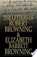 Cover of The Letters of Robert Browning and Elizabeth Barrett Browning