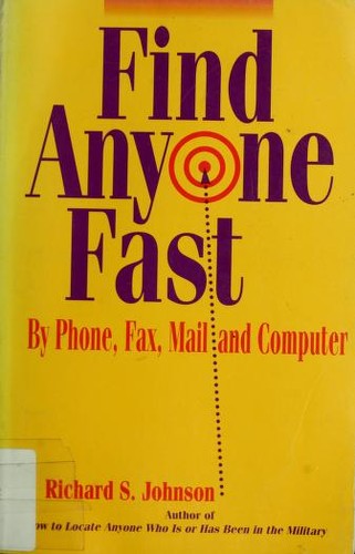 Cover of Find anyone fast