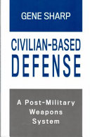 Cover of Civilian-Based Defense