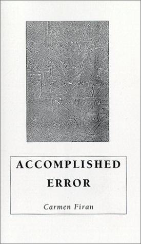 Cover of Accomplished Error