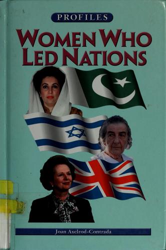 Cover of Women who led nations