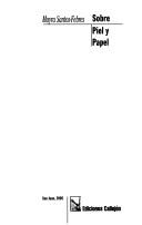 Cover of Sobre piel y papel