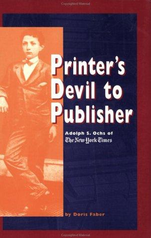 Cover of Printer's devil to publisher
