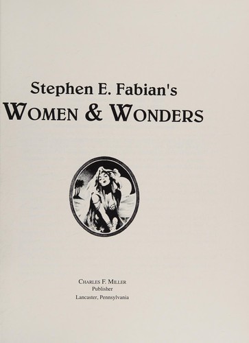 Cover of Stephen E. Fabian's Women & wonders