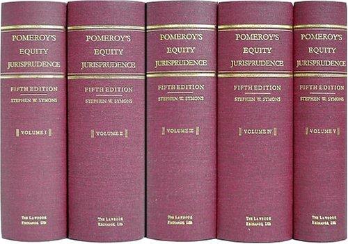Cover of Equity Jurisprudence As Administered In The United States Of America