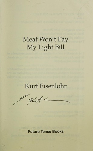 Cover of Meat Won't Pay My Light Bill