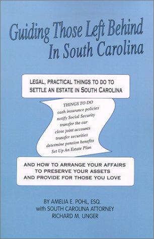 Cover of Guiding Those Left Behind in South Carolina (Guiding Those Left Behind In...)