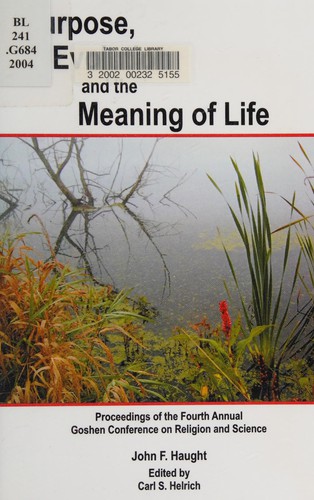 Cover of Purpose, evolution and the mystery of life