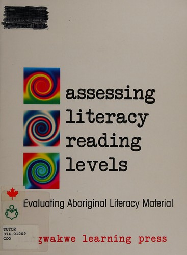 Cover of Assessing literacy reading levels