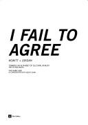 Cover of I Fail to Agree